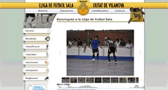 Desktop Screenshot of futbolsalavilanova.com